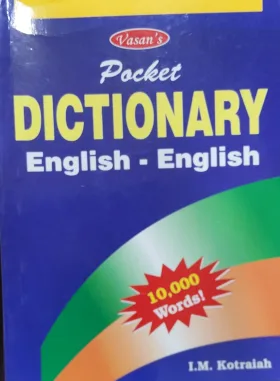 Pocket Dictionary ENGLISH-ENGLISH